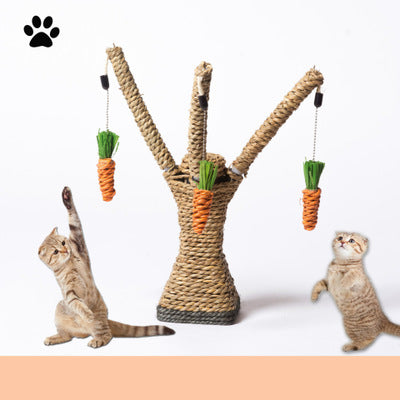 Cat Tree with Sisal Rope and Scratching Post Toys